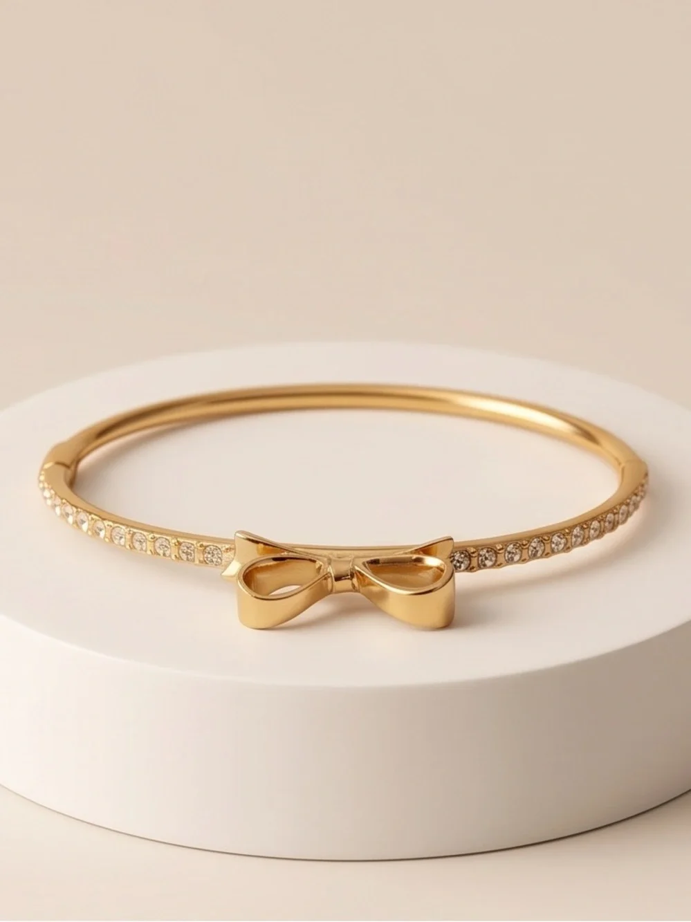Kate Spade New York Love Notes Bow Hinged Bangle